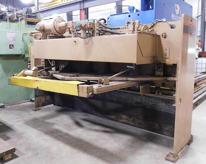 Used Standard Inustrial 10' x 3/8 Hydraulic Shear AS 375-10