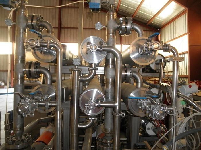 Used Filter, Reverse Osmosis, MSS, S/st, 25 - 35 GPM, 8" Diameter, #C741284