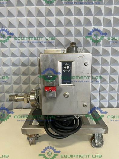 Used Alfa Laval G&H AMMR Centrifugal Pump on Rolling Cart w/ 1HP Motor and Controller