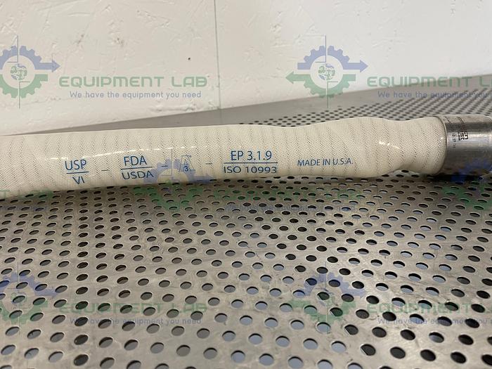 Used Saint Gobain  STHT-W-1500 48" Silicone Hose w/ 1 1/2" Sanitary Fitting