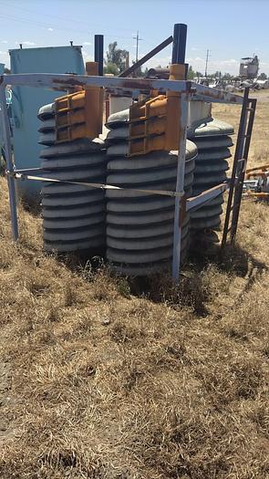 Used Concentrator, Krebs Spiral, Mdl GPX3/4, FRP, (4) Spirals #S740703