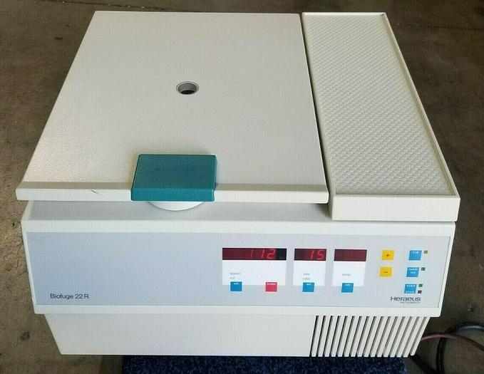 Used Heraeus Biofuge 22R Refrigerated Centrifuge, With Rotor