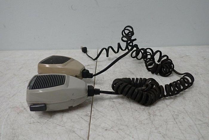 Used Lot of 2 Kenwood Dynamic Impedance 600 Ω Microphones