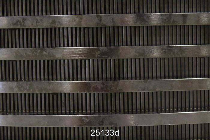 Used Sunds T-9 Pressure Screen Basket, 0.004'' Slots, 5.15% Open Area #25133