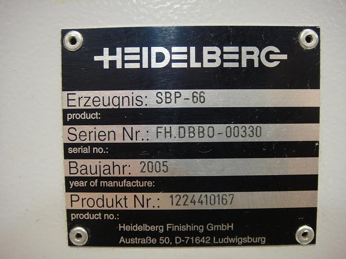 Used Stahl SBP 66 Crusher/Stacker 2005 Video