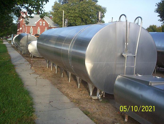 Used DariKool 7000 Gallon Milk Cooling Tank