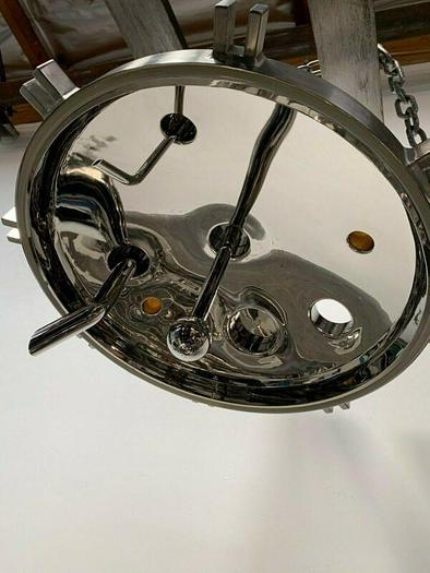 Used LEE 200 Liter Stainless Steel Jacketed Reactor 50 PSI no mixer