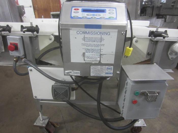 Used Loma IQ2 Metal Detector; Product Clearance 20" wide x 2 5/8" high, with reject system