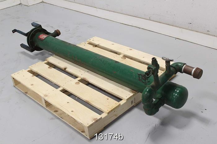 Used Itt WV-66-63 Heat Exchanger, 6" Dia X 6 Ft. Long, Shell And Tube #13174