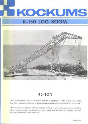 Used Kockums Log Crane