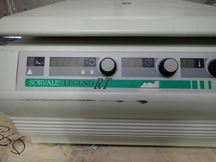 Used Sorvall Kendro 75004376 Legend RT Refrigerated Laboratory Centrifuge with Rotor