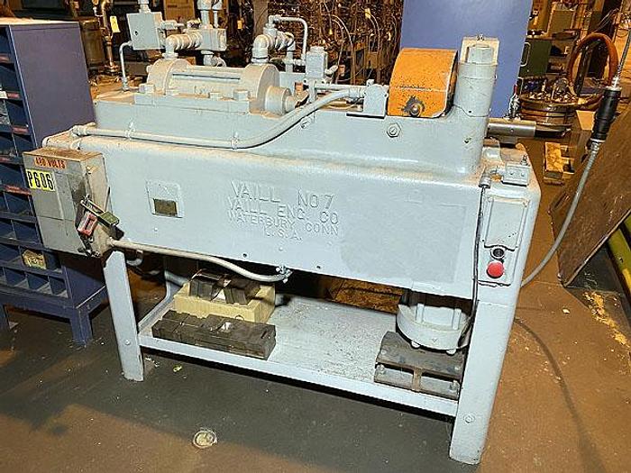 Used 1953 Vaill #7 Hydraulic Tube End Forming Machine