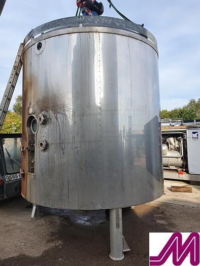 Used Briggs 10,000 Litre Stainless Steel Jacketed & Insulated Mixing Tank