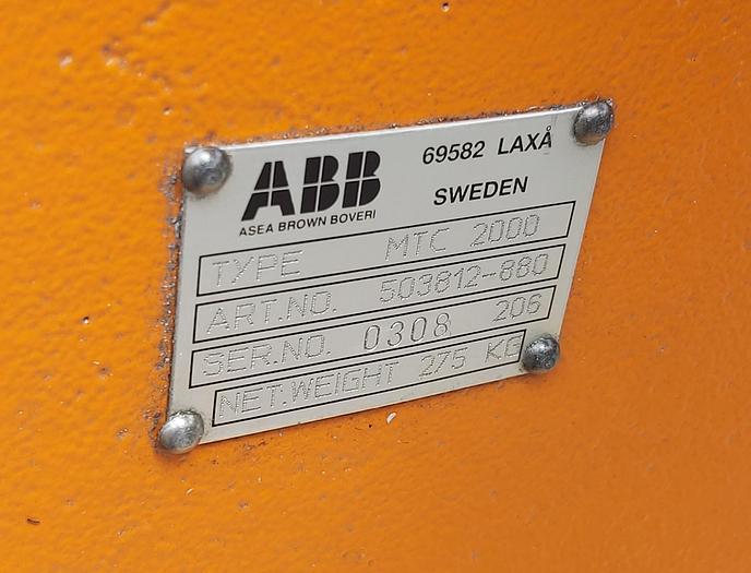 Gebraucht Schwenkantrieb, Servomotor mit Getriebe, MTC 2000, ABB gebraucht-Top