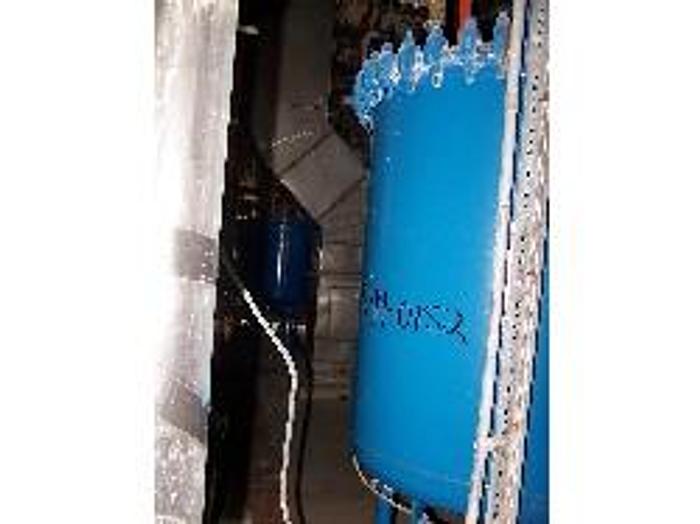 Used Pfaudler 300 gallon vertical glass lined vacuum receiver