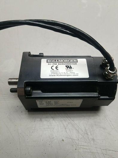 Used KOLLMORGEN 3 PMSERVO MOTOR AKM22C-ANCNR-00