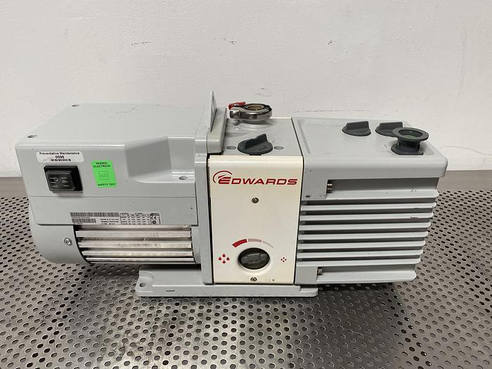 Used Edwards RV12 Rotary Vane Vacuum Pump 115V w/ KF25 Fitting