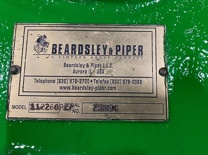 Refurbished BEARDSLEY & PIPER 75B MULLER GEAR REDUCER