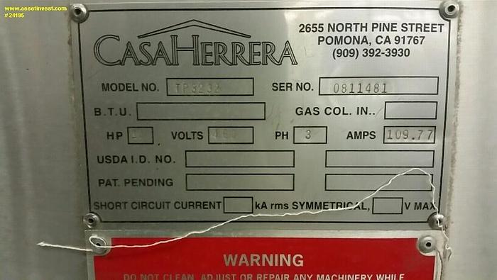 Used CASA HERRERA Snack Food Equipment/Lines