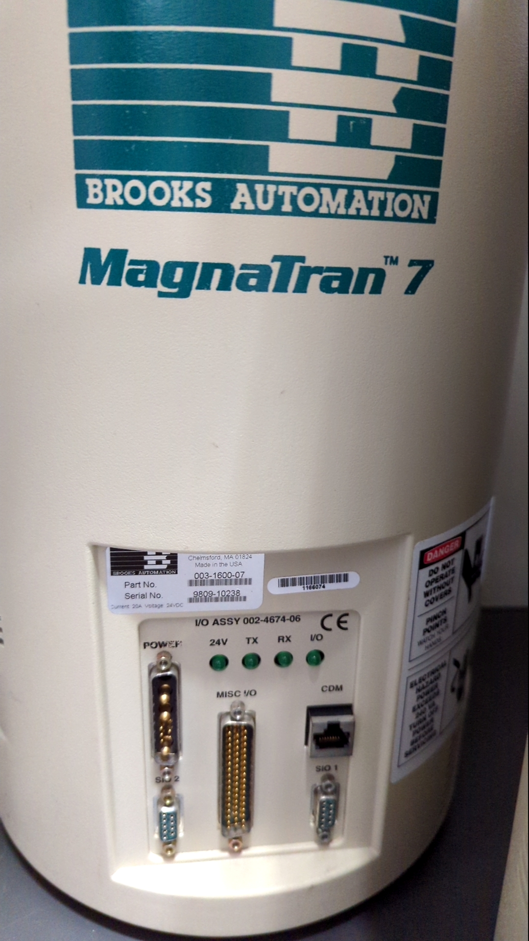 Used Brooks Mag 7  Robot as is