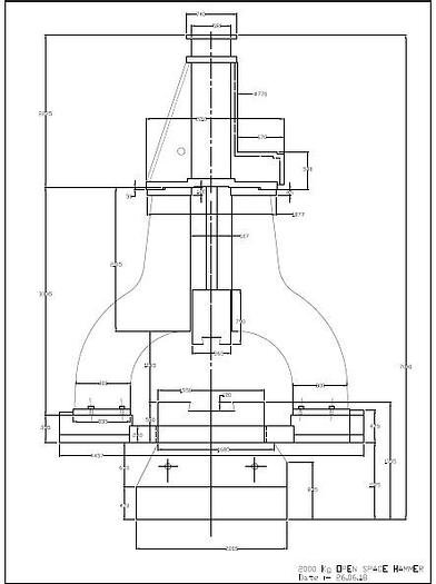 Used Hammer Drop Forging Open Die Romanian