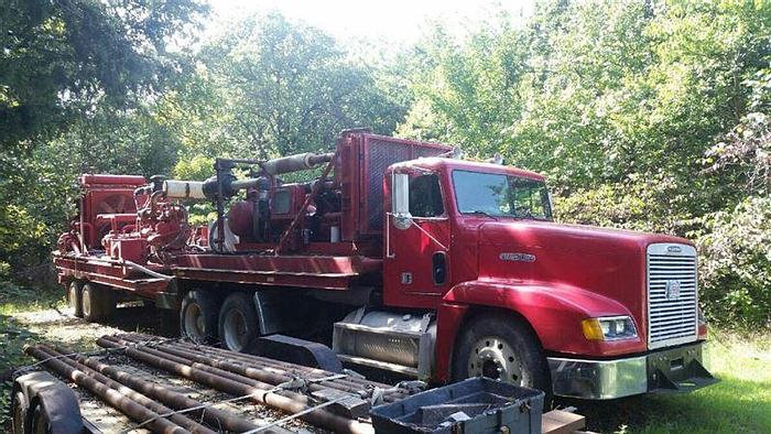 Used 1996 Sullair 900 cfm / 350 psi Air Compressor & JLG2 Air Booster