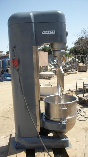 Used Mixer, Hobart, 140 Quart, S/st, 5 HP, Dough, Beater Arm, #S741703