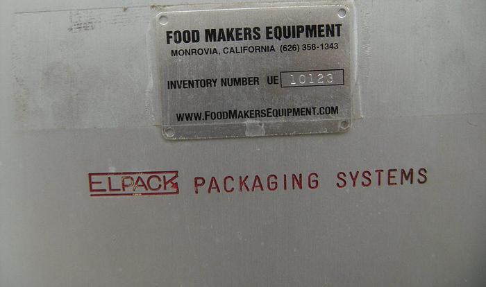 Used Filler, Form, Fill & Seal, ElPack, Model EL-200, Round Cake, #S740635