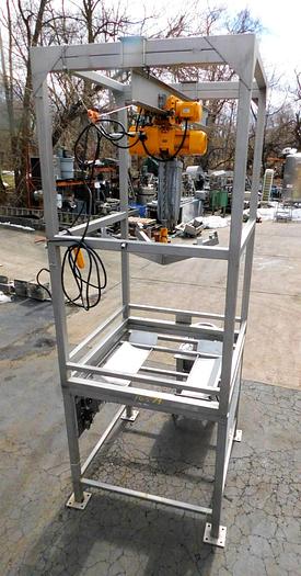 Used EXPERT PROCESS SUPER SACK UNLOADER – 3800# CAPACITY – ALL STAINLESS STEEL (#9762)