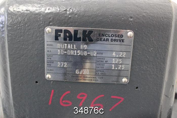 Refurbished Falk NUTALL D9 Enclosed Gear Drive, 4.22/1 Ratio #34876