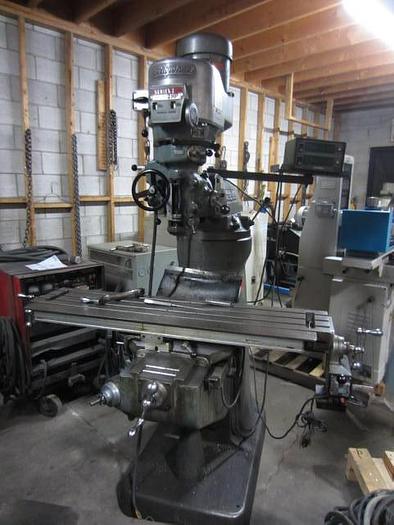 9" x 48" Bridgeport Series 1-2HP Vertical Turret Milling Machine 5604