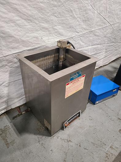 Used Branson Hot Alkaline Cleaner with Westinghouse 1 Kw Generator