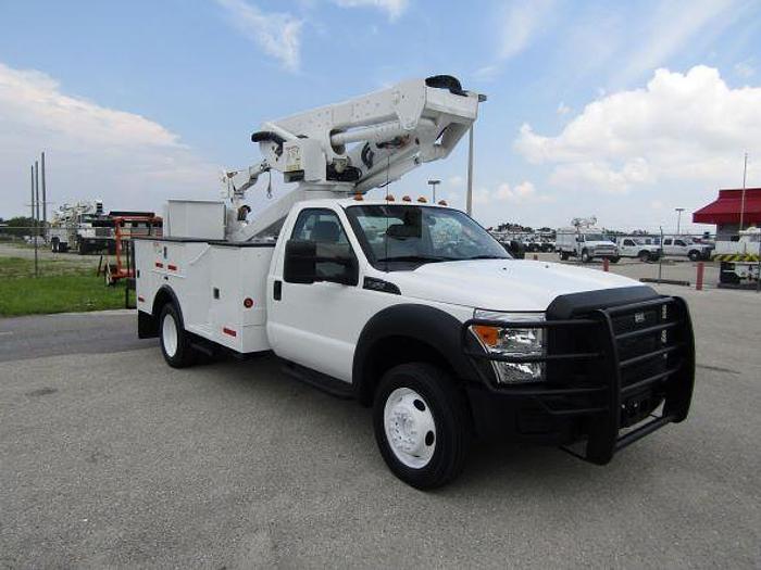 Used Versalift VST40-MH 45ft Bucket Boom on 2015 Ford F550 4x4 Utility Truck - 44904