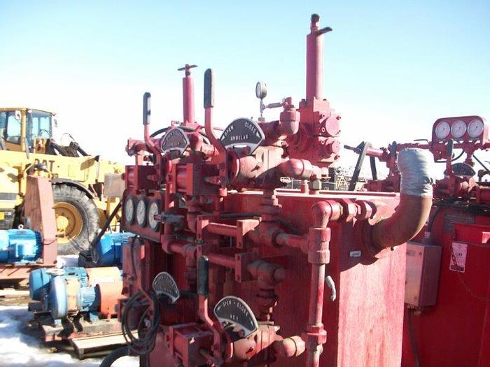 Used Shop Built 4 Station Closing Unit / Accumulator