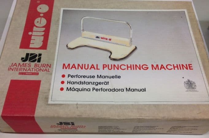 Used James Burn (JBI) MP-34 A4 & A5 Heavy Construction Wire Punch Machine