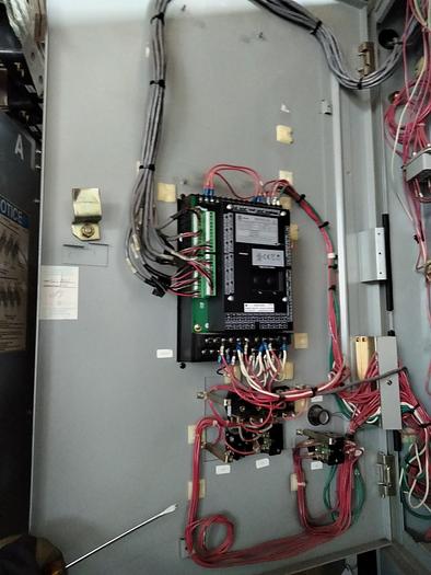 Used GENERAL ELECTRIC LIMITAMP CR194A118A2 300 HP CONTROLLER W/ DRAW-OUT AIR-BREAK CONTACTOR  THREE UNITS