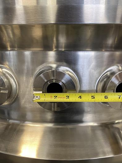 Used Holloway  2000 Liter Stainless Steel 100 PSI Jacketed Process Vessel w/ Agitator