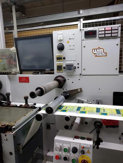 Used (visible in production) 1994 Sanjo P 270 4 color UV GEW