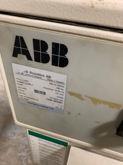 Used ABB IRB 140 6 AXIS CNC ROBOT WITH S4C CONTROLLER