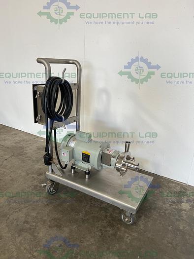 Used Pfizer Inc  FPX712 CIP Pump  Skid w/ Baldor Reliance L3606T Motor 115/230V