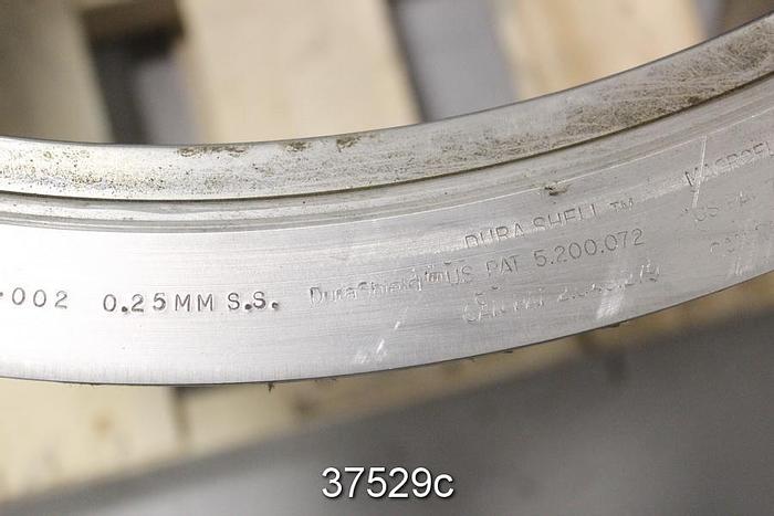 Used Black Clawson 24 PSPH Pressure Screen Basket, 0.25 mm Slots #37529