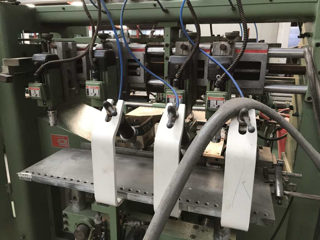 Usato Foratrice oscillante orizzontale e verticale, doppia, per elementi di sedia