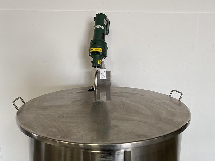 Used T&C  T-201 800 Liter Stainless Steel Mixing Tank w/ Agitator and Load Cells