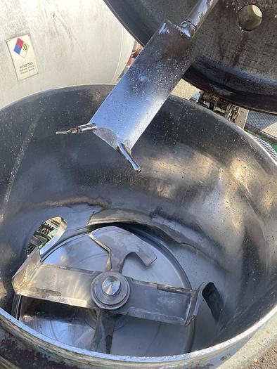 Used Littleford Model W-600 high intensity mixer with 600 liter capacity