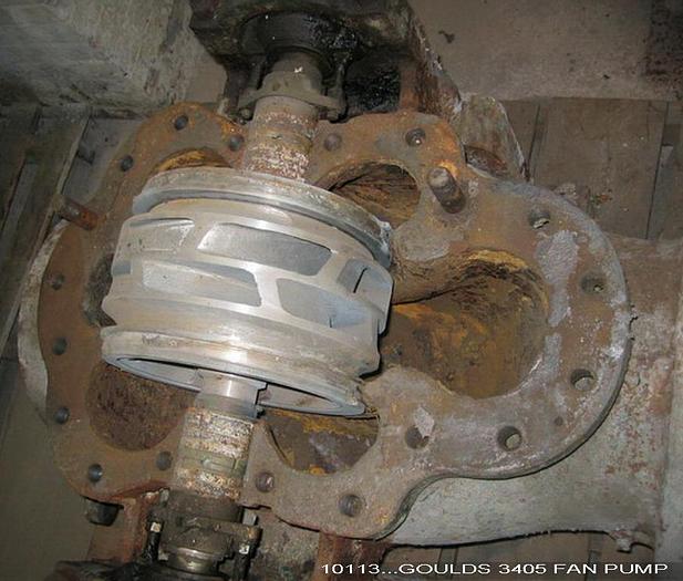 Used Goulds 3405 Fan Pump, 10 X 12 X 14, 2800 Gpm, 150 Ft. Head @ 1780 Rpm, 12.25" Impeller #10113