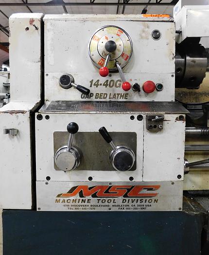 Used MSC 14/22 x 40 Toolroom Lathe 1440G