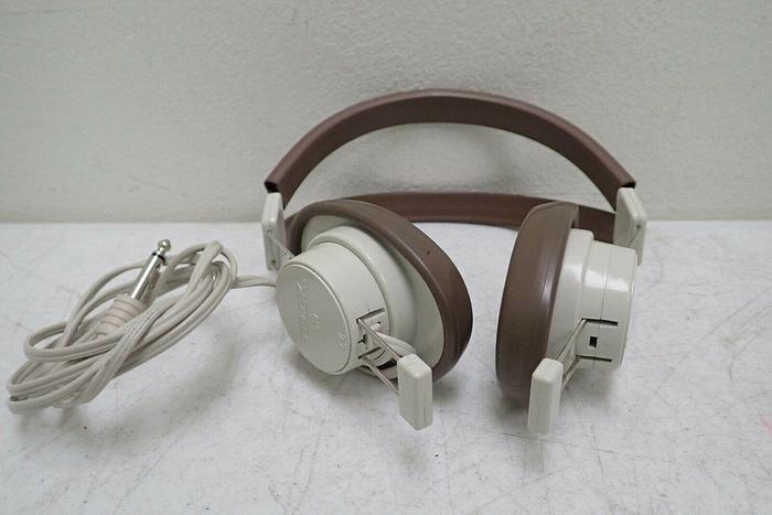 Used Lot of 19 Vintage Telex 610 Brown Headphones