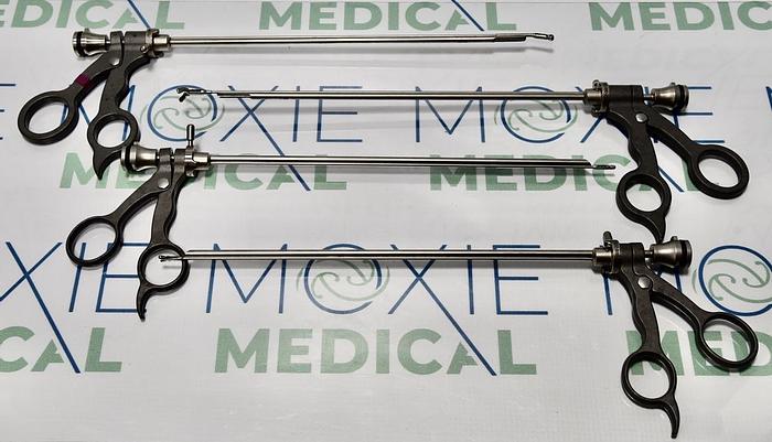 Used Stryker Resectoscope Urology Stainless Set with Forceps and Passive Elements 502-880-202