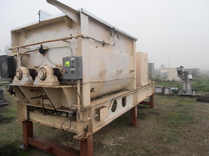 Used Mixer, Pug, 6' X 6' X 5', Dual Shaft, C/st, 100 HP, McCarter #L739449