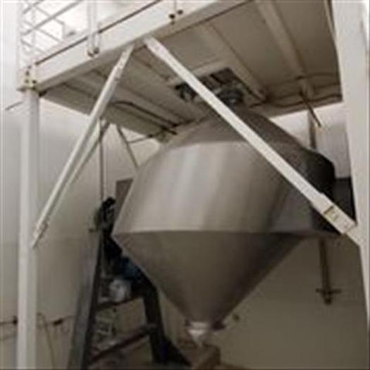 Used 150 CU. FT. GEMCOMATIC DOUBLE CONE BLENDER - S/S